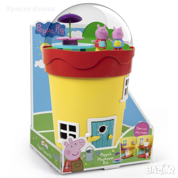Къщата на Peppa Pig Къщата на прасето Пепа Пиг с фигура Пепа Джордж аксесоара Оригинална, снимка 1