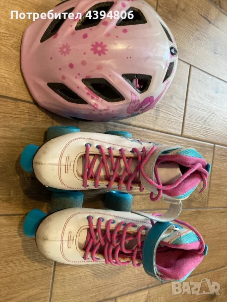 Детски Ролери + каска номер 34, снимка 1