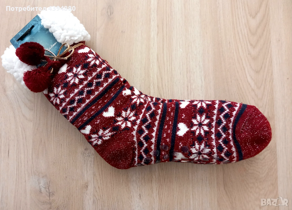 Дамски Коледни чорапи , снимка 1