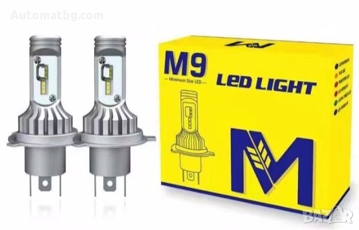 Комплект Led крушки Automat, М9, Н4, 12-24V, CANBUS, снимка 1