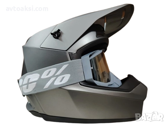 Каска Крос/Атв/Мотор с Очила 100%-10368, снимка 1