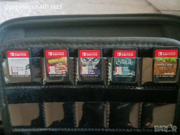 Пет игри за nintendo switch и други части, снимка 1