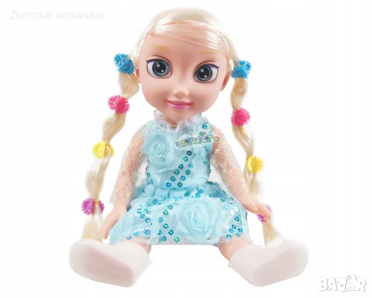 Кукла Елза със светеща коса музикална , снимка 1