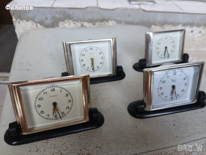 "слава" руски механични будилници- профилактирани, работи, снимка 1