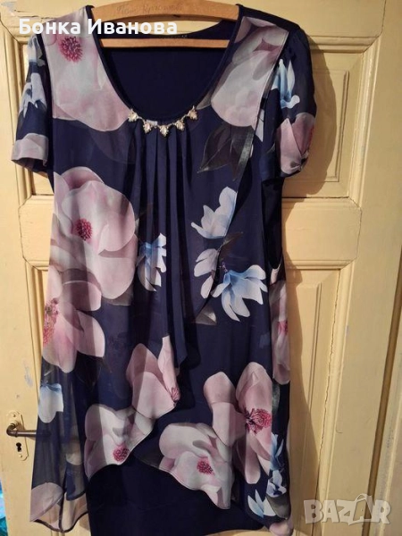 Рокли трико и шифон, снимка 1