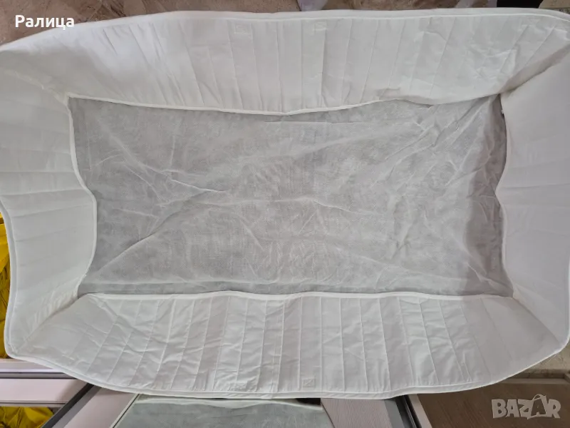 Обиколник с дъно за бебешка кошара, снимка 1