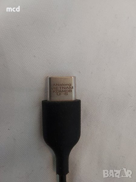 USB C to 3.5m headphone jack - преходник DAC 16BIT 48KHZ SAMSUNG , снимка 1