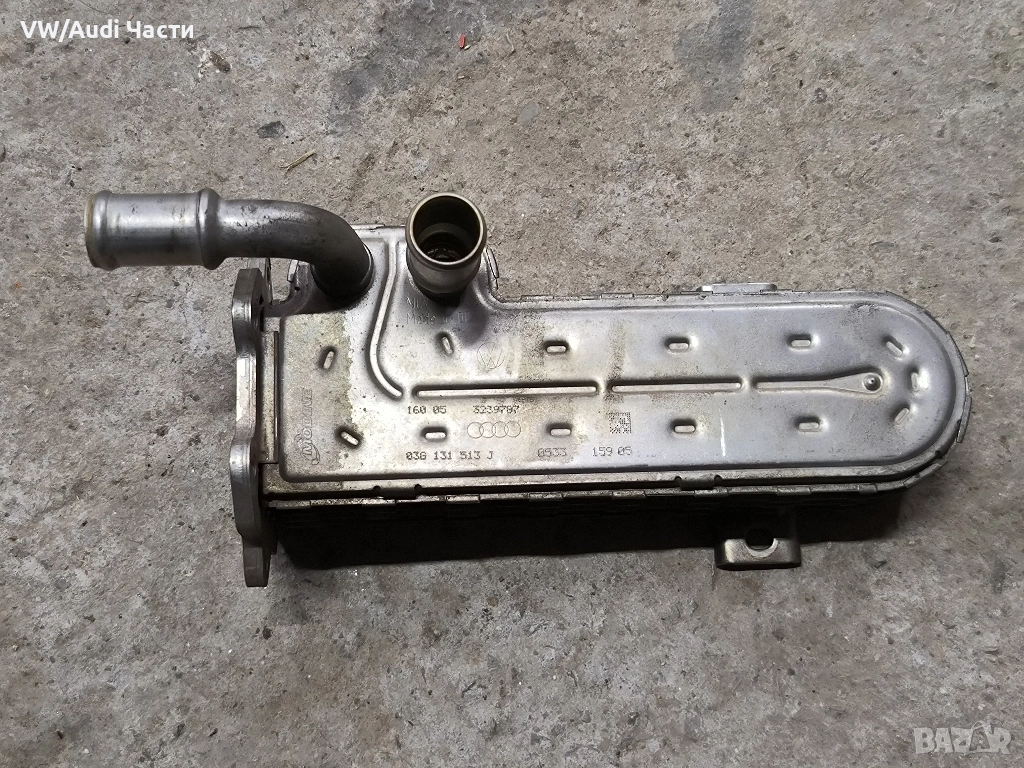EGR ЕГР охладител за Голф 5 Ауди А3 Пасат Туран VW Golf 5 Audi A3 8P Passat Touran 2.0TDI 03G131513J, снимка 1