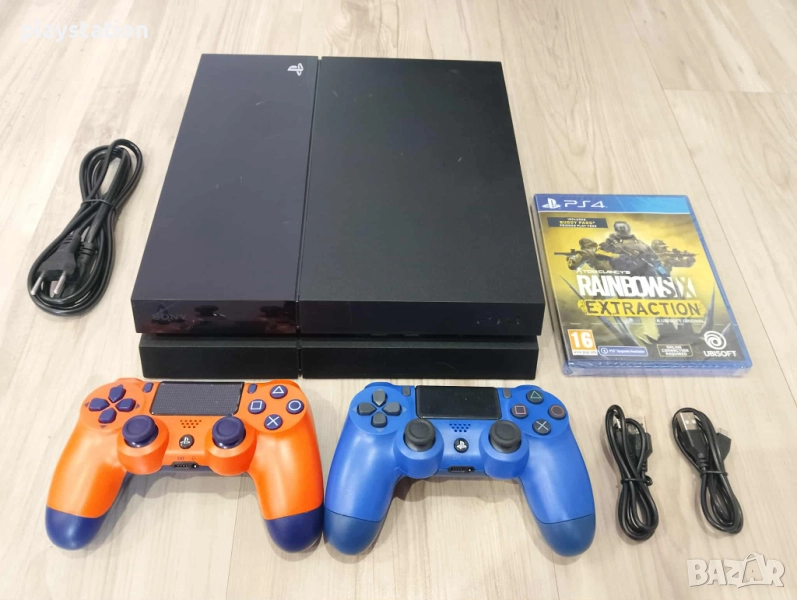 Playstation 4 с два нови контролера, снимка 1