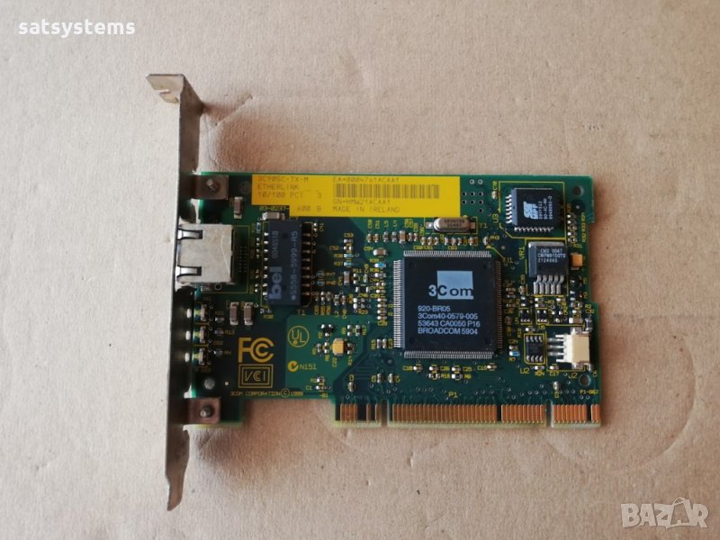 3COM 3C905C-TX-M 10/100Base-TX Network Controller Card PCI, снимка 1