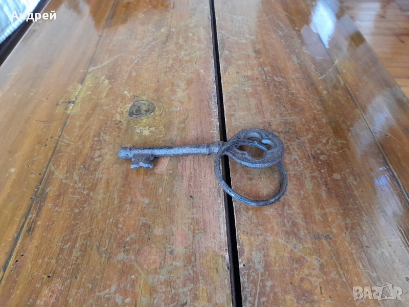 Стар метален ключ #5, снимка 1