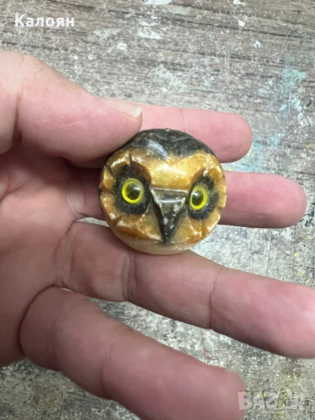 Бухалче глава каменна , снимка 1