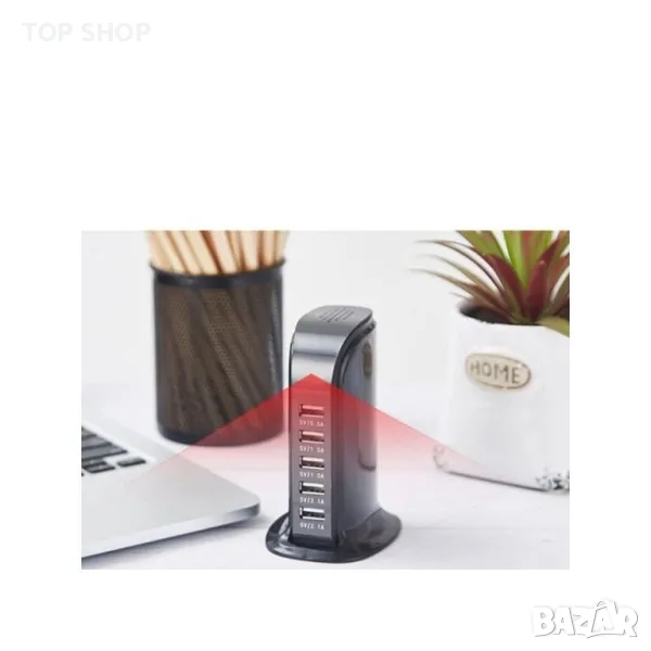 Мини Wifi зарядно със скрита камера, снимка 1
