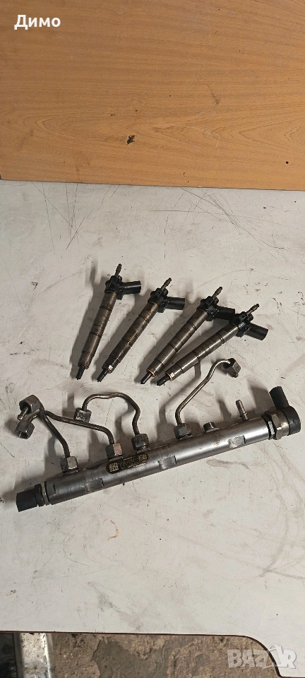 инжектори дюзи рейл бмв е91 320д 177кс bmw e91 320d 177ks, снимка 1