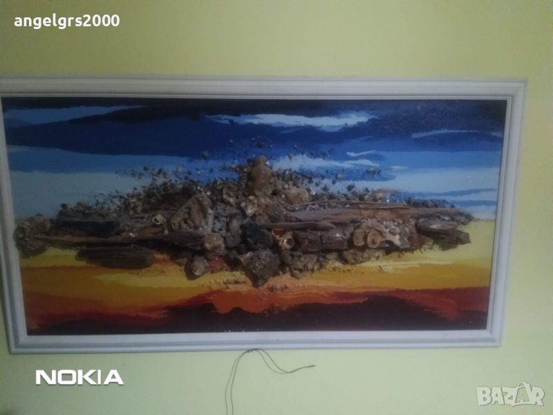 Картина от естествени морски дарове, снимка 1