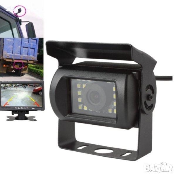 Камера за задно виждане, 24V, 16 бр LED диода, снимка 1