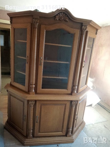 Дъбова секция цвят лешник , снимка 1