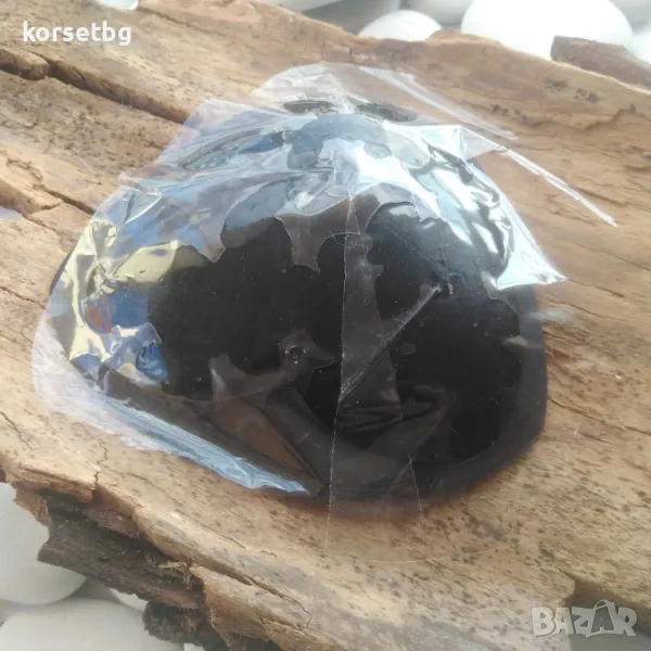 Самозалепващи Черни Триъгълни Подплънки за Бански и Сутиени 25179, снимка 1