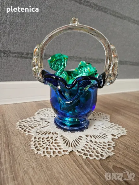 Чаровна кошничка-бонбониера , снимка 1