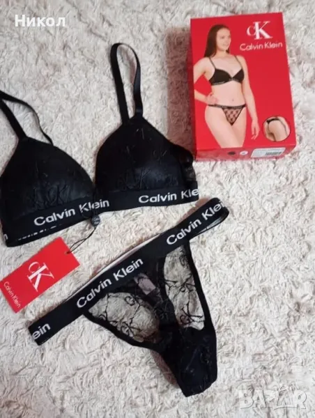 Дантелено бельо Calvin Klein, снимка 1