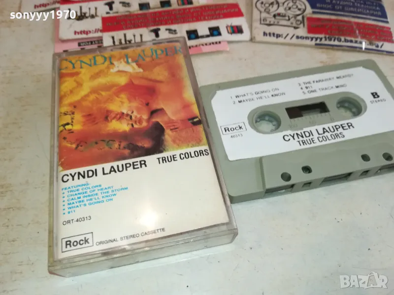 SYNDI LAUPER TRUE COLORS-ORIGINAL TAPE 2112240509, снимка 1