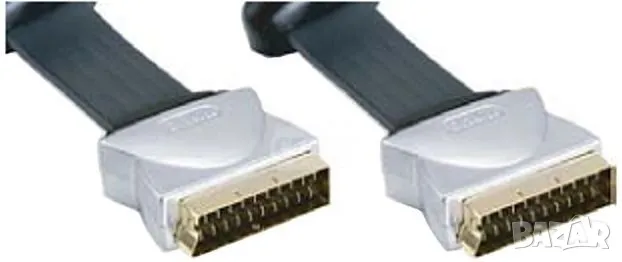 CABLE PROFIGOLD PGV782 SCART 1.5 M RGB PLANO EUROCONECTOR , снимка 1