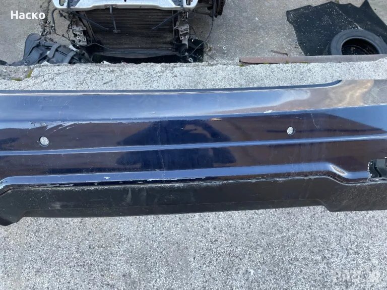 Задна AMG броня за Mercedes W204 C class седан, снимка 1