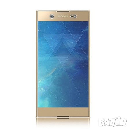 Дисплей за Sony Xperia XA1 Ultra, златист, с рамка, снимка 1