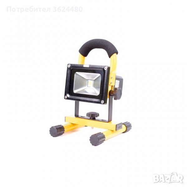 АКУМУЛАТОРЕН LED ПРОЖЕКТОР 10 ИЛИ 20W , снимка 1