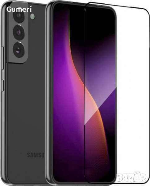 Samsung Galaxy S22+ 5G Стъклен Протектор за Целия Екран - Full Glue, снимка 1
