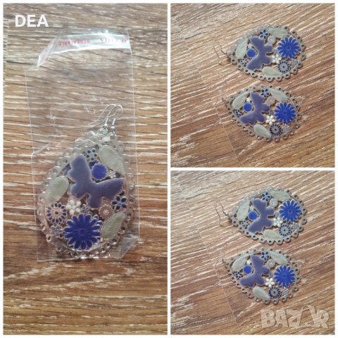 Обеци ръчна изработка-5лв НОВИ, снимка 1