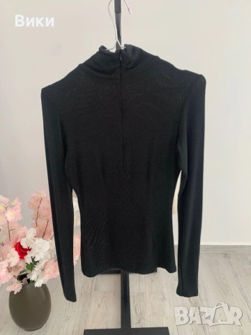 Alessa Алеса черно поло в размер S, снимка 9 - Блузи с дълъг ръкав и пуловери - 53018684