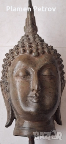 Стара бронзова патица и Буда, снимка 17 - Антикварни и старинни предмети - 47813418