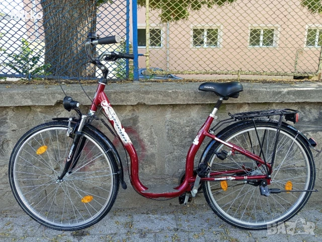 28 цола алуминиев велосипед с 7 скорости усилени капли амортисьори предни като нов , снимка 6 - Велосипеди - 51288600