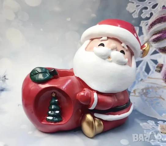 Молд кашпа дядо Коледа с ябълка 