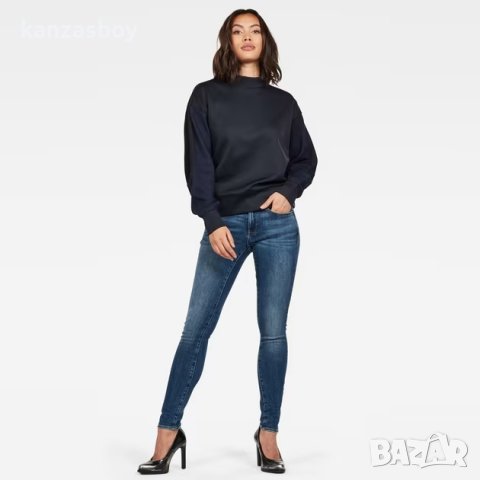 g-star pleat loose collar sw - страхотна дамска блуза КАТО НОВА, снимка 2 - Блузи с дълъг ръкав и пуловери - 39545478