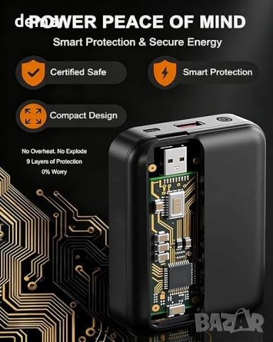 Отопляема жилетка за мъже, батерия 10000mАh, 6 зони, 3 степени, М, снимка 3 - Други - 52432077