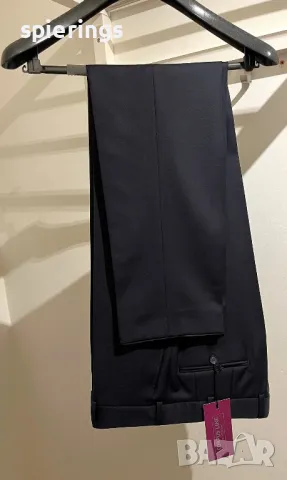 Тъмно син мъжки костюм размер 102 /50 +/, снимка 10 - Костюми - 49866155