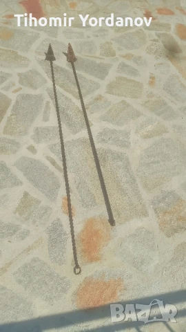 Ръжен за пещ -2 броя., снимка 2 - Антикварни и старинни предмети - 51344210