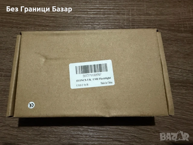 Нов Комплект 2 броя USB LED фенерчета – зареждане с кабел, черни, силна светлина, снимка 2 - Други стоки за дома - 53733944