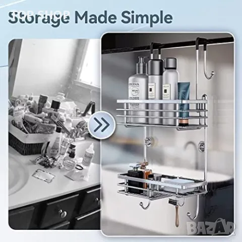 Нов Органайзер Рафт за съхранение Организатор кухня дом баня закачалка, снимка 5 - Други стоки за дома - 49956867