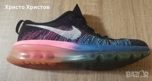 Дамски маратонки NIKE FLYKNIT MAX ✔️ Размер 38 Стелка 24 см, снимка 6 - Маратонки - 53818642