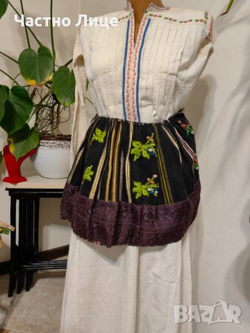 Оригинална Старинна Вълнена Влашка Пола Кърлянка Бръчник над 100 г, снимка 4 - Антикварни и старинни предмети - 42421445