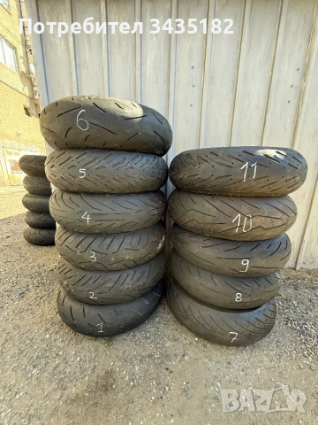 Моторни гуми 120 70 17/185 55 17/195 55 17, снимка 2 - Гуми и джанти - 53781945