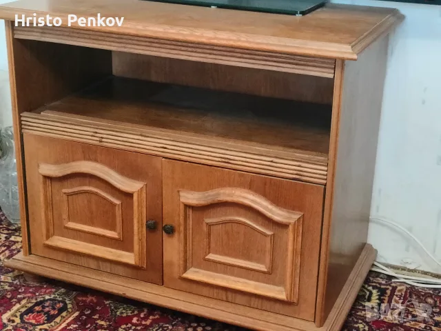 Телевизионен шкаф с барче, снимка 2 - Шкафове - 56132931
