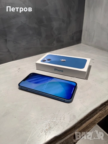 КАТО НОВ Iphone 13 Blue, 86% батерия, снимка 12 - Apple iPhone - 53359360