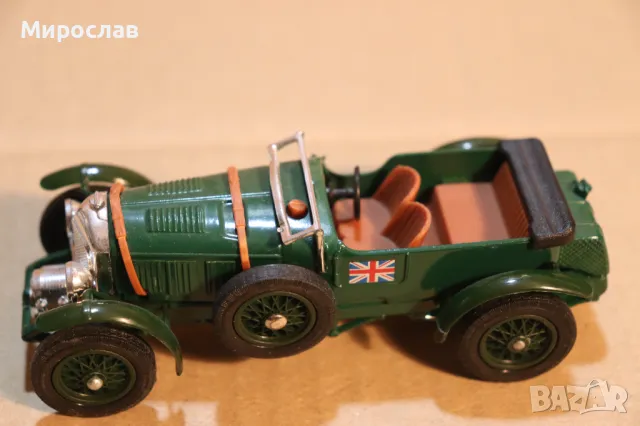 1/43 MATCHBOX BENTLEY 1930 КОЛИЧКА РЕТРО МОДЕЛ, снимка 3 - Колекции - 49927101