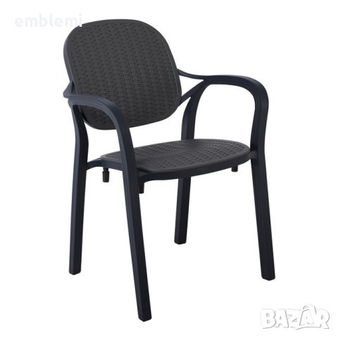 Стол трапезен LUNA чисто черен, снимка 1 - Столове - 44277090