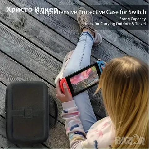 Чанта за съхранение на Nintendo Switch Oled Твърд Калъф за пренасяне Кейс за нинтендо, снимка 13 - Аксесоари - 48613777