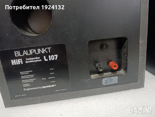 Blaupunkt L-107, снимка 9 - Тонколони - 52881478